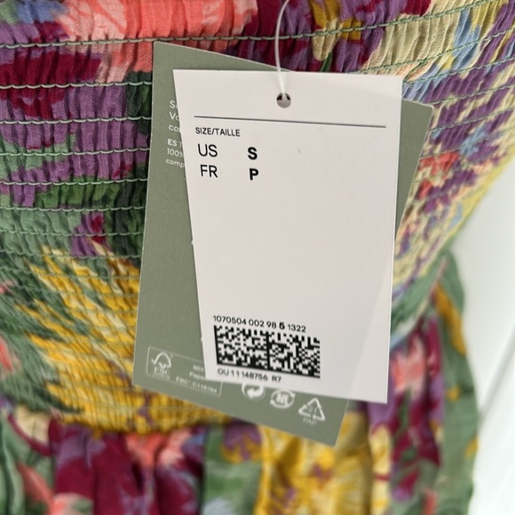 H&M Green Floral Halter Maxi Dress - Picture 9 of 11